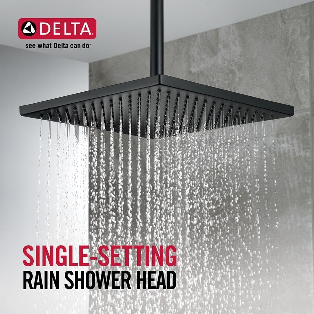 Universal Showering Components Single-Setting Metal Raincan Shower Head