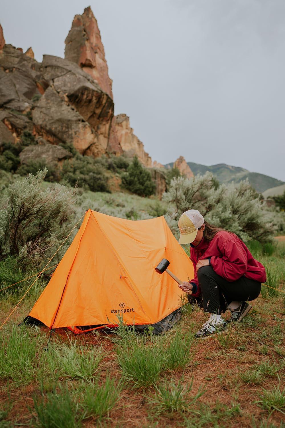 Stansport Eagle Backpacking Tent - Orange