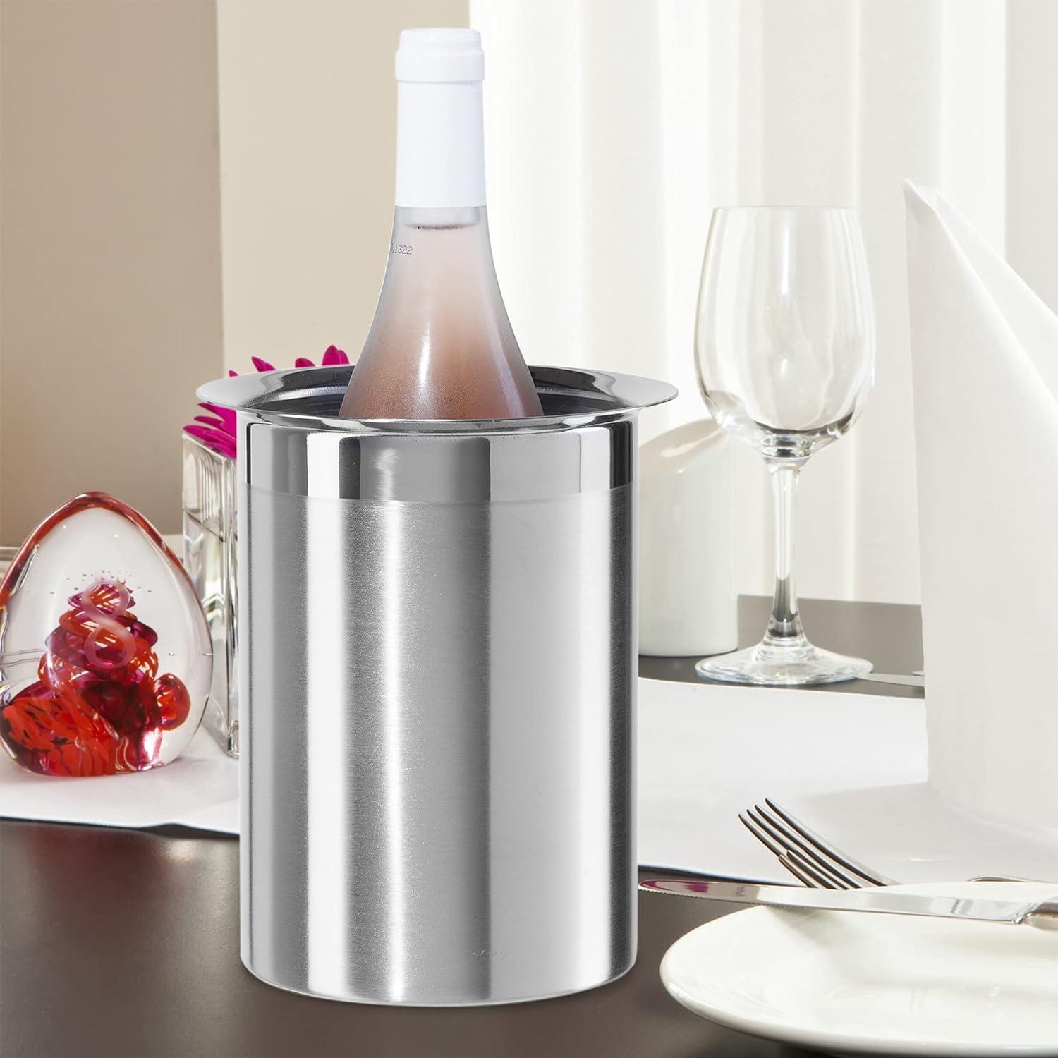 Oggi Barware Stainless Steel Wine Chiller