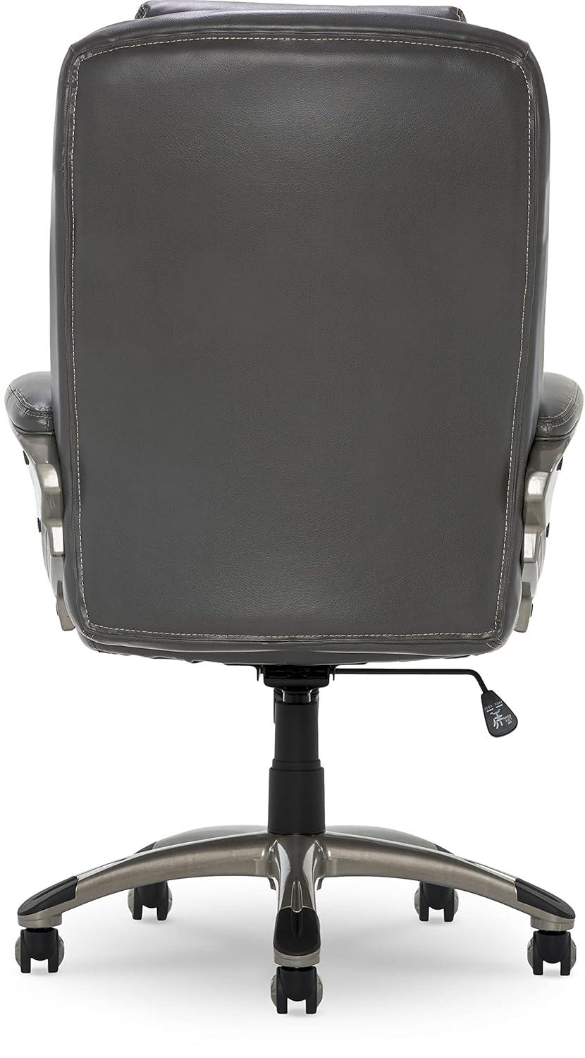 Serta Serta Garret Executive Office Chair, Ergonomic Lumbar Support, Semi-Plush Cushion, Body Pillows
