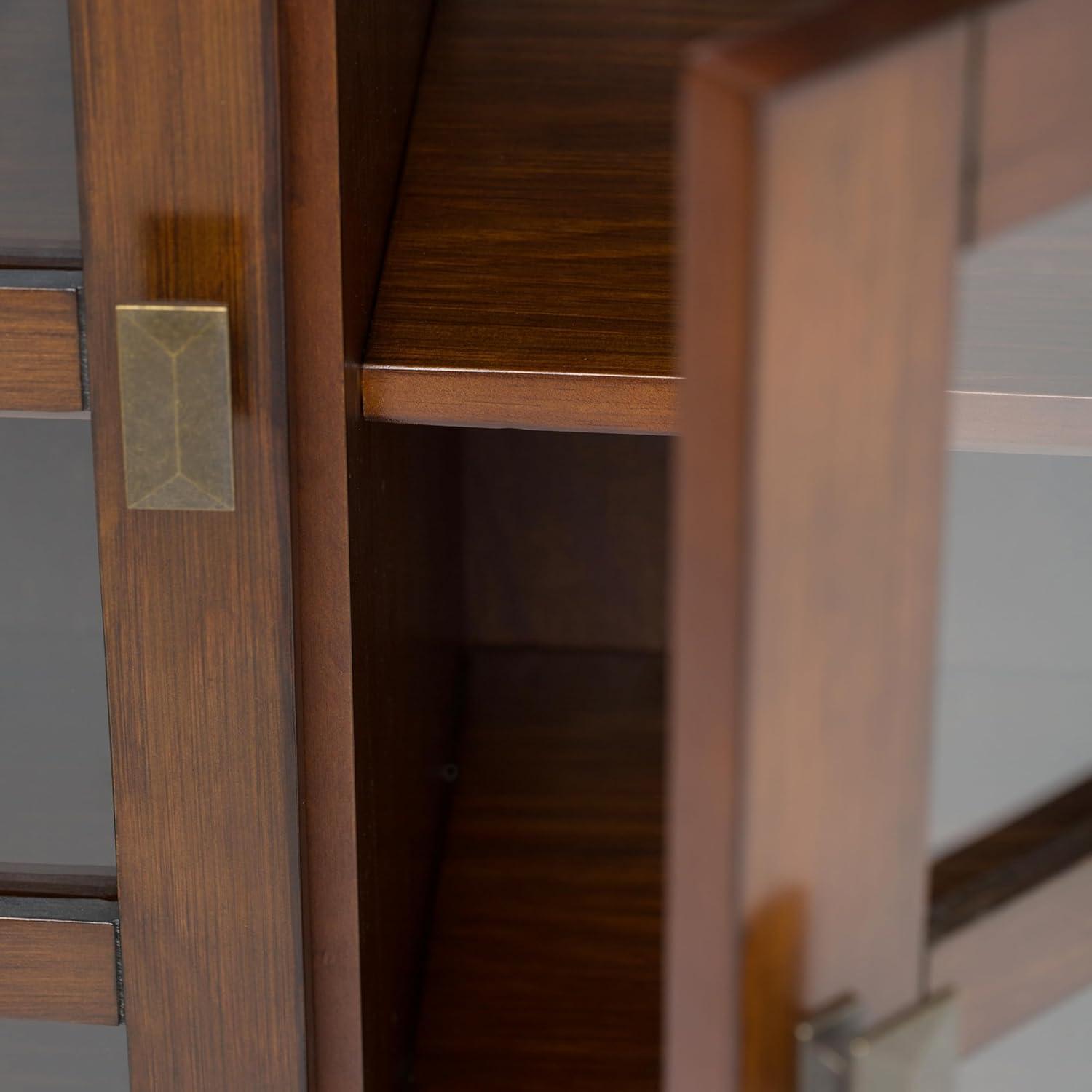 Simpli Home Artisan SOLID WOOD Medium Storage Cabinet