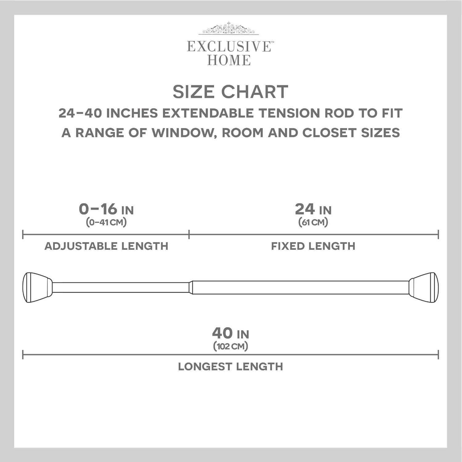 Exclusive Home Adjustable Tension Rod