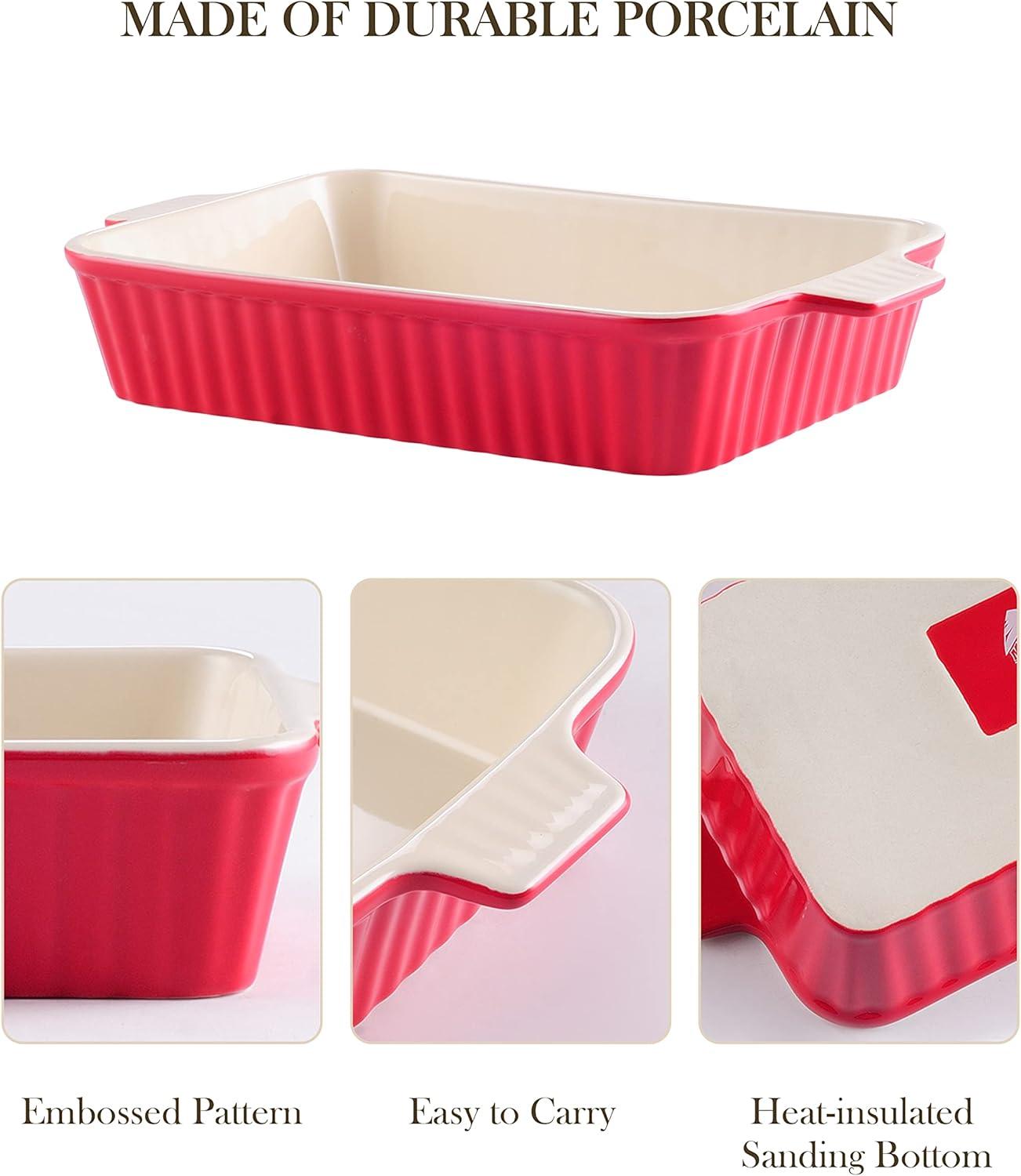 Rectangular Baking Dish Set of 4 (9"/11"/12"/14")