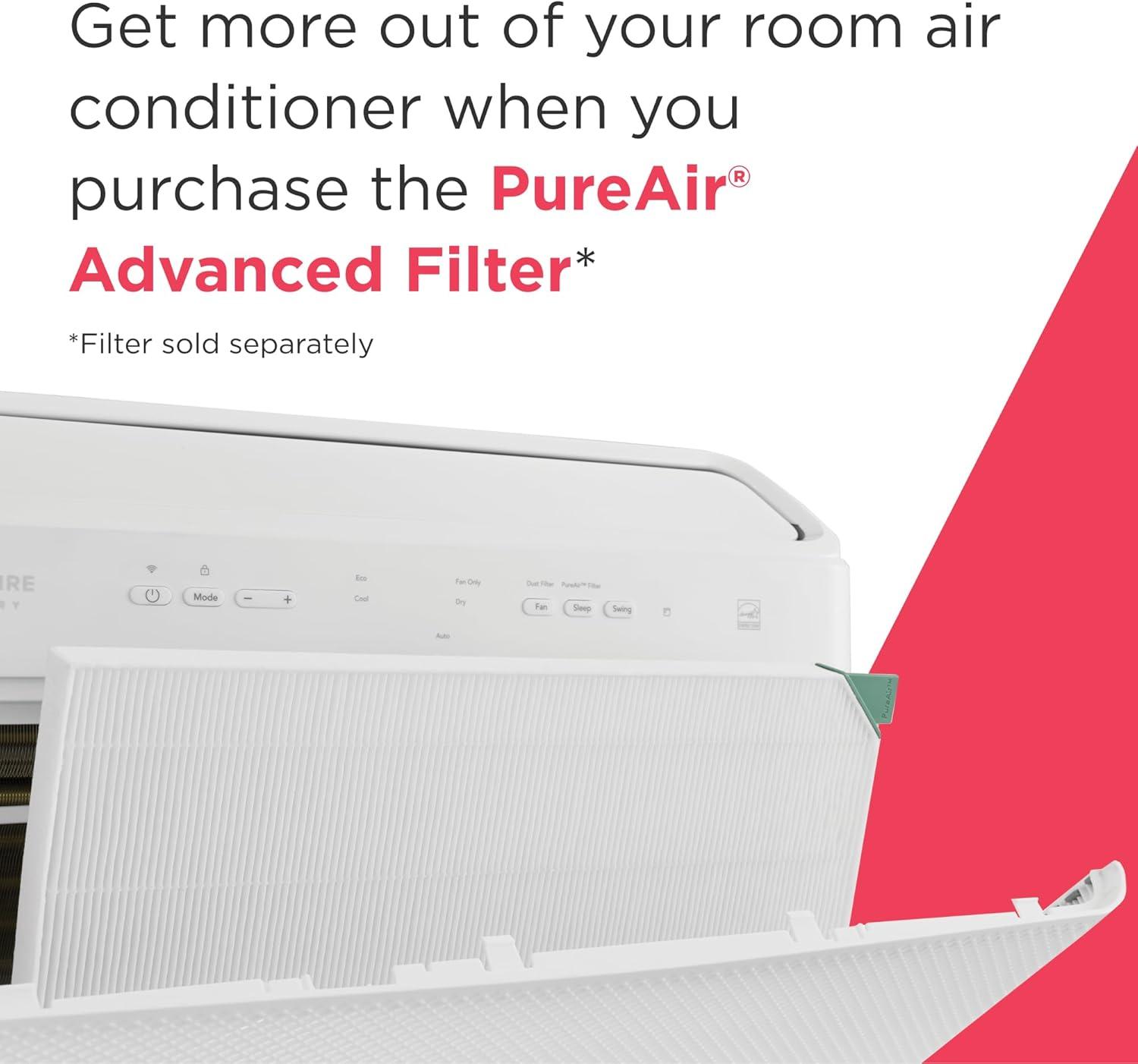 Frigidaire 24,000 BTU Smart Inverter Window Air Conditioner with Wi-Fi and Energy Star Certification, Cools Up to 1,020 Sq. Ft., Ultra Quiet Operation, White