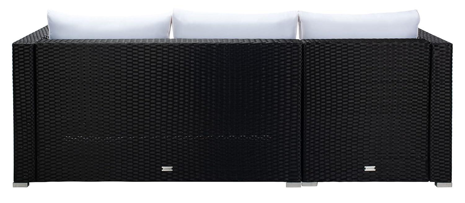 Madalina Living Set - Indoor/Outdoor - PAT7509 - Black/Beige - Safavieh