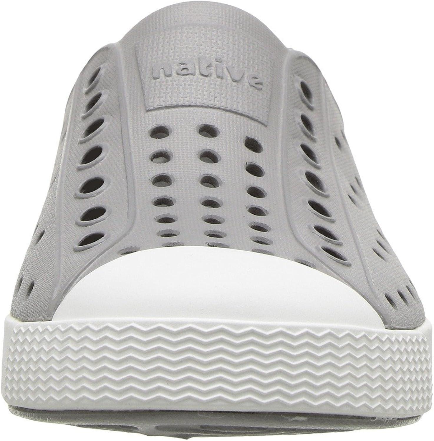 Toddler Boys' Gray and White EVA Slip-On Shoes