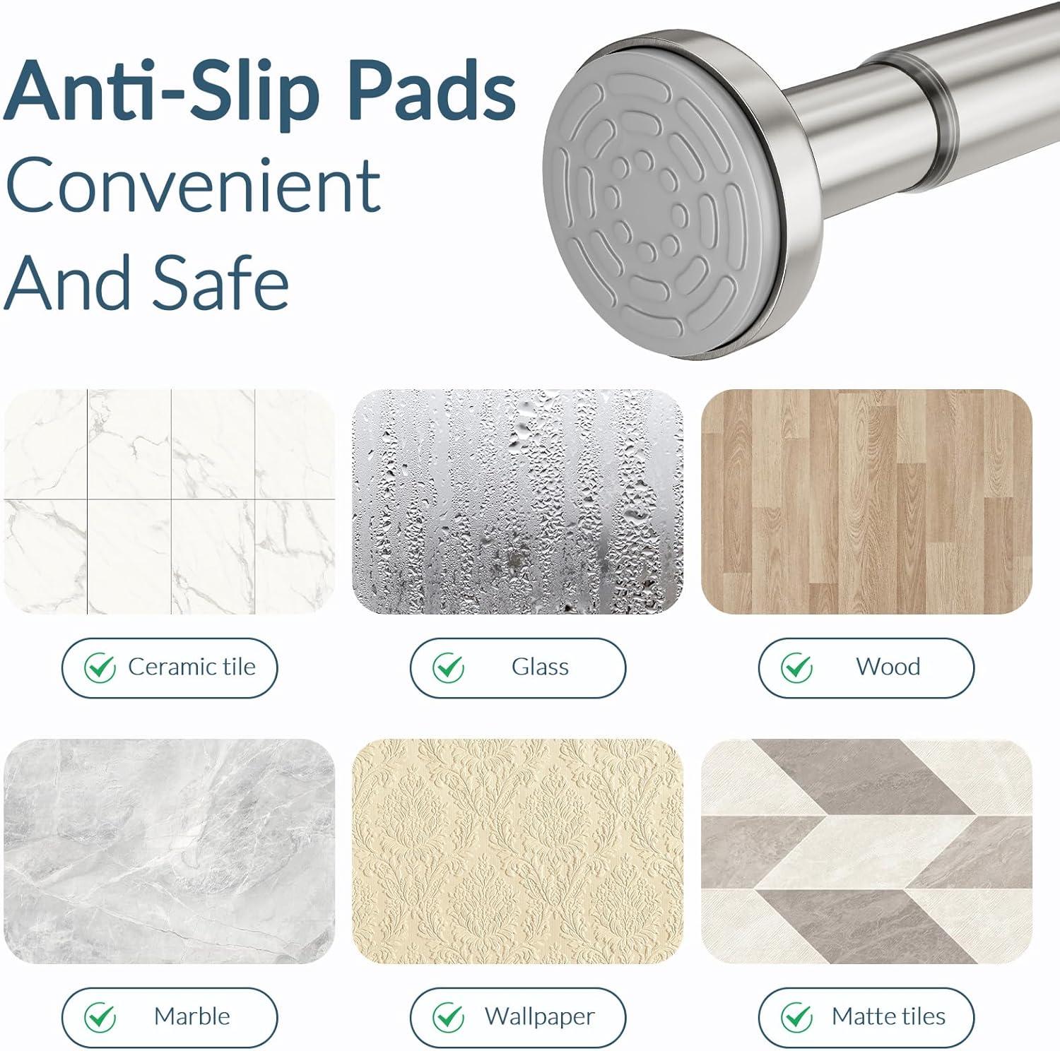 Tromay Heavy Duty Tension Shower Rod