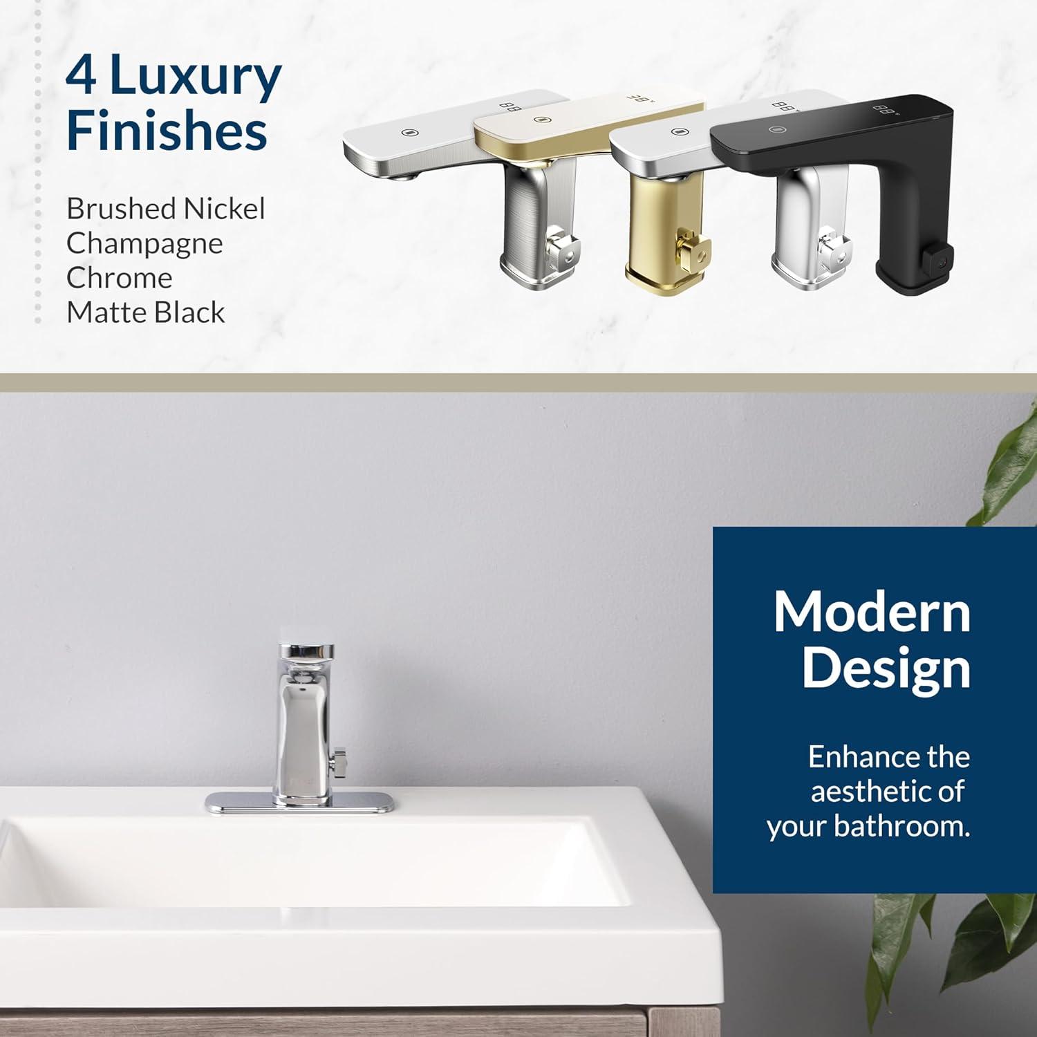 Centerset Single-handle Bathroom Faucet with Drain Assembly