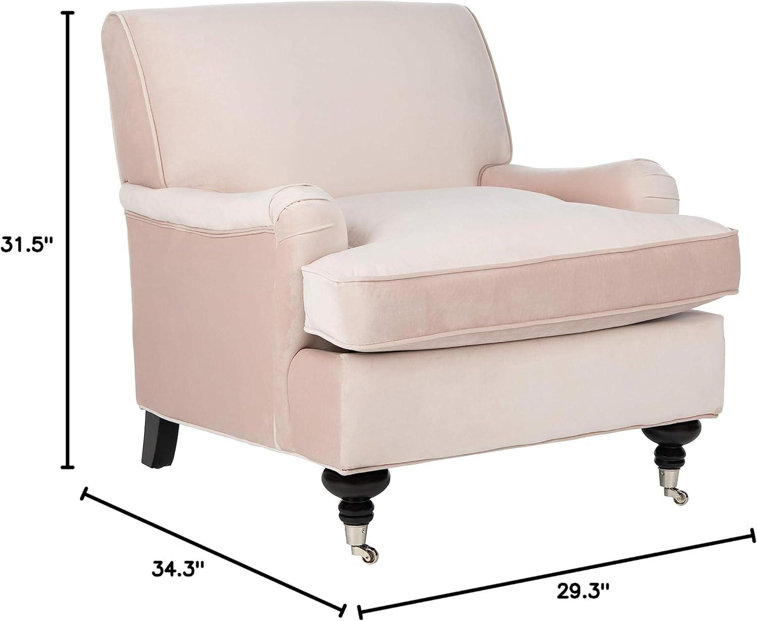 Chloe Club Chair - Blush - Safavieh.
