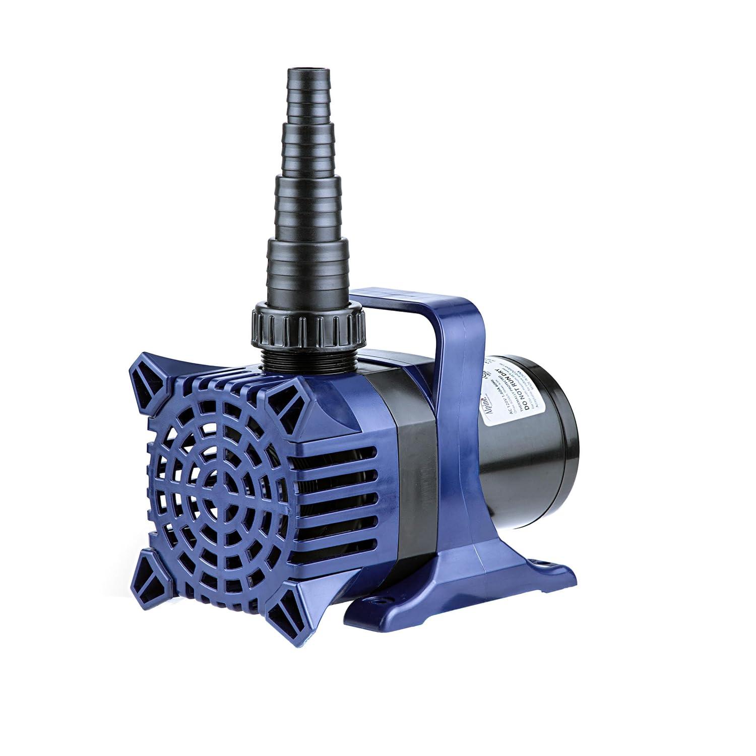 3100GPH Cyclone Pump with 33' Cord - Blue - Alpine Corporation: Submersible, Ceramic Shaft, Vortex Impeller