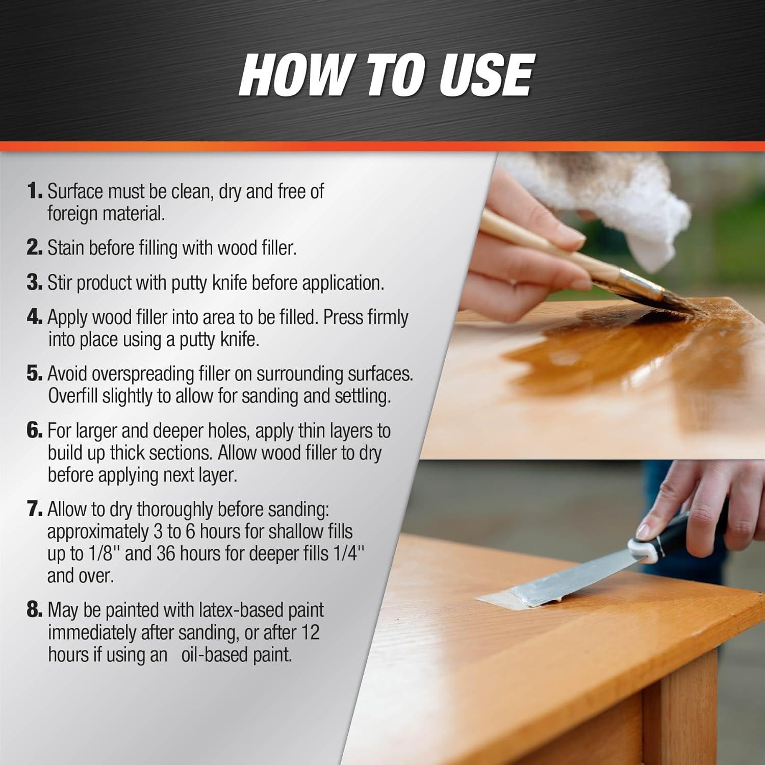 DAP Plastic Wood Latex 6 Oz White All Purpose Wood Filler