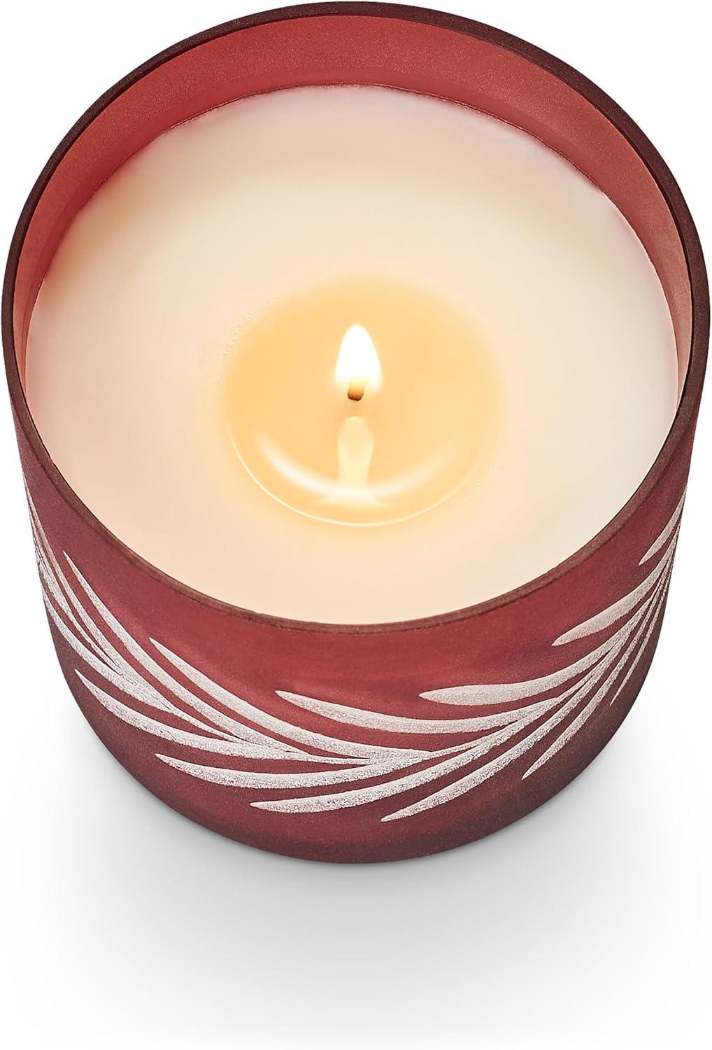 Cardamom Pomander Frosted Glass Fall Scented Candle