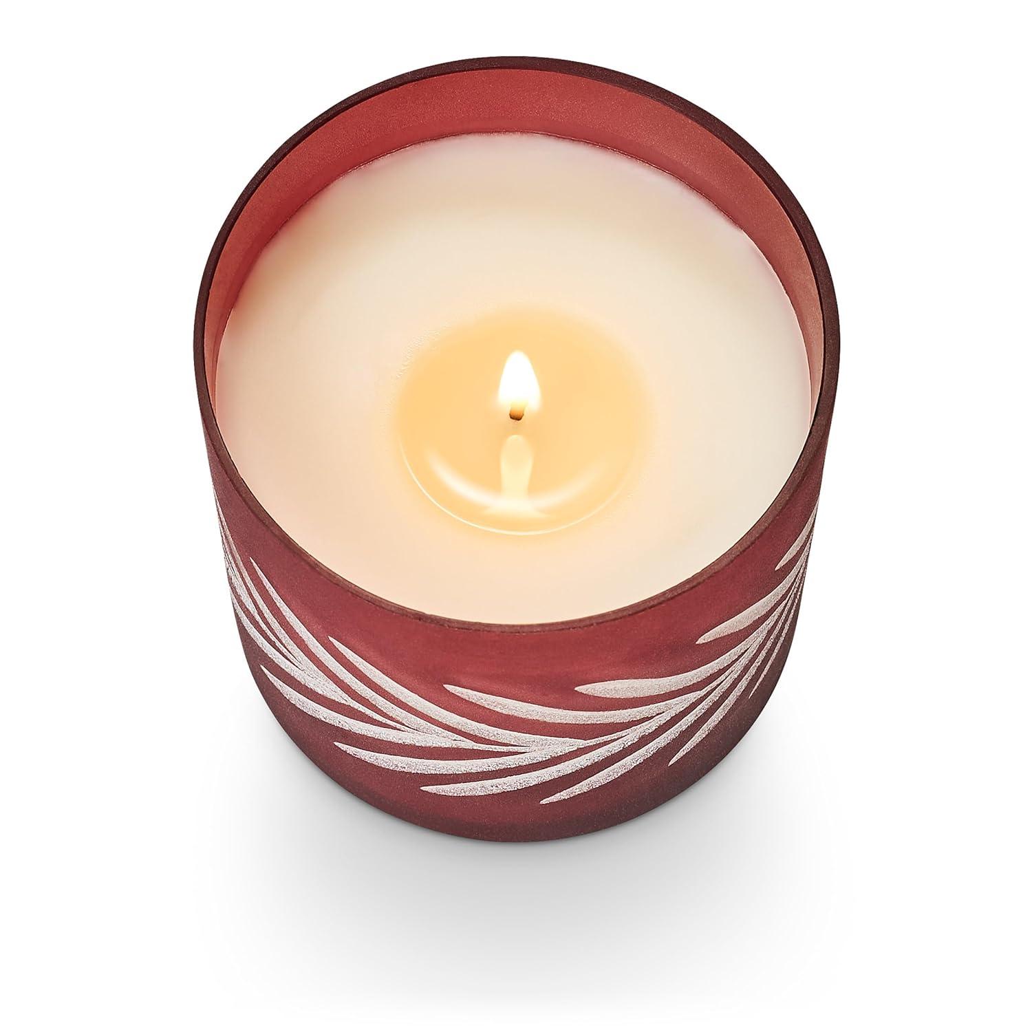 Cardamom Pomander Frosted Glass Fall Scented Candle