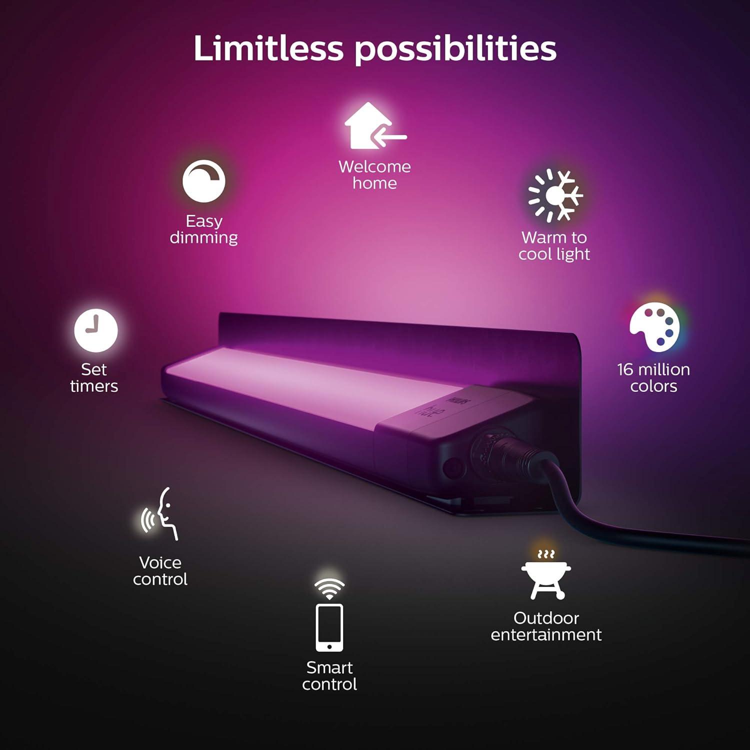 Philips Hue Amarant Linear Outdoor Light