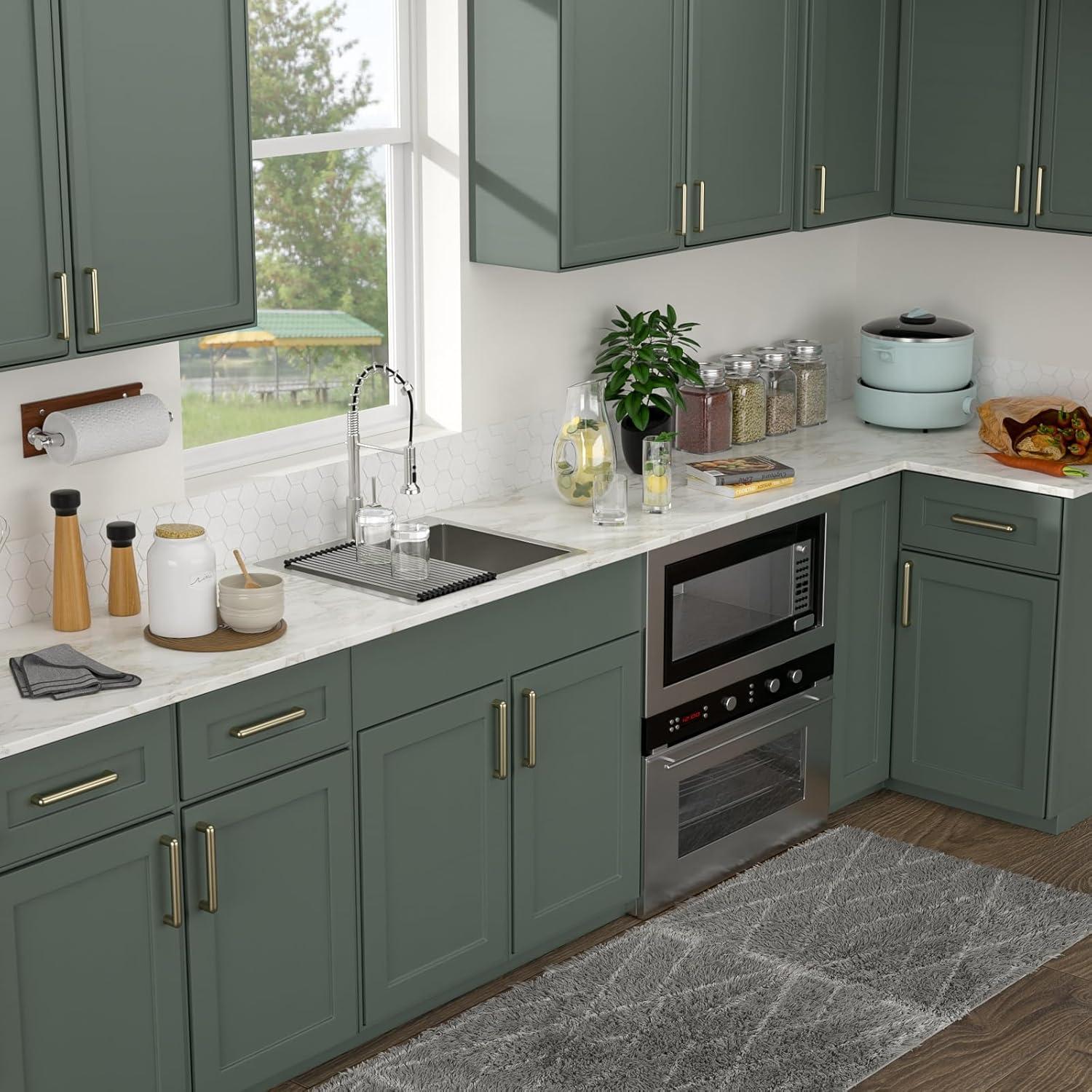 Logmey 25 Inch Drop In Kitchen Sink 25x22 In Handmade Stainless Steel Kitchen Sinks 16 Gauge Topmount Sink Single Bowl Round Corner Sink Bar Sink Prep 25x22x9 Inches