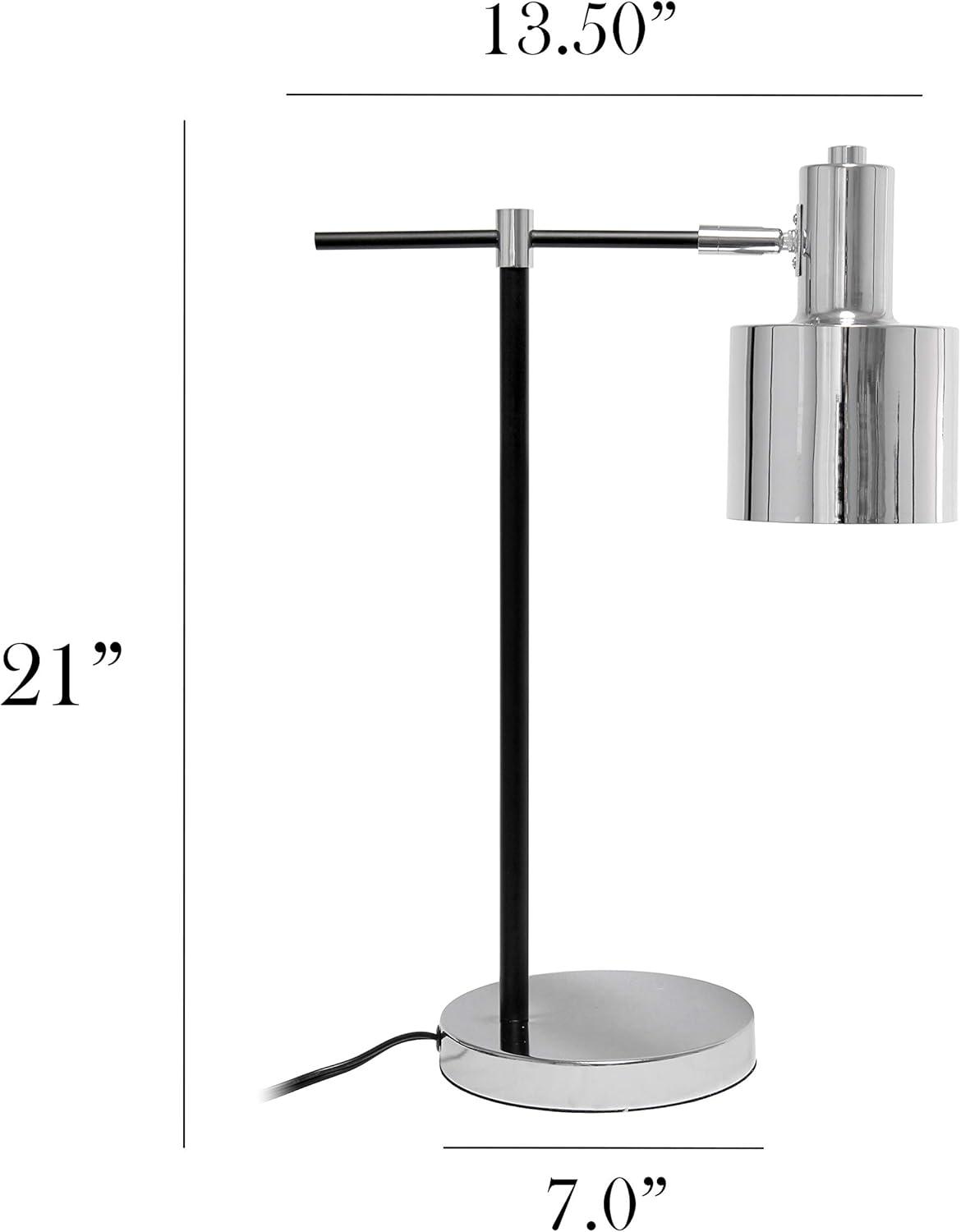 Latitude Run® 21" Chrome Desk Lamp | Wayfair