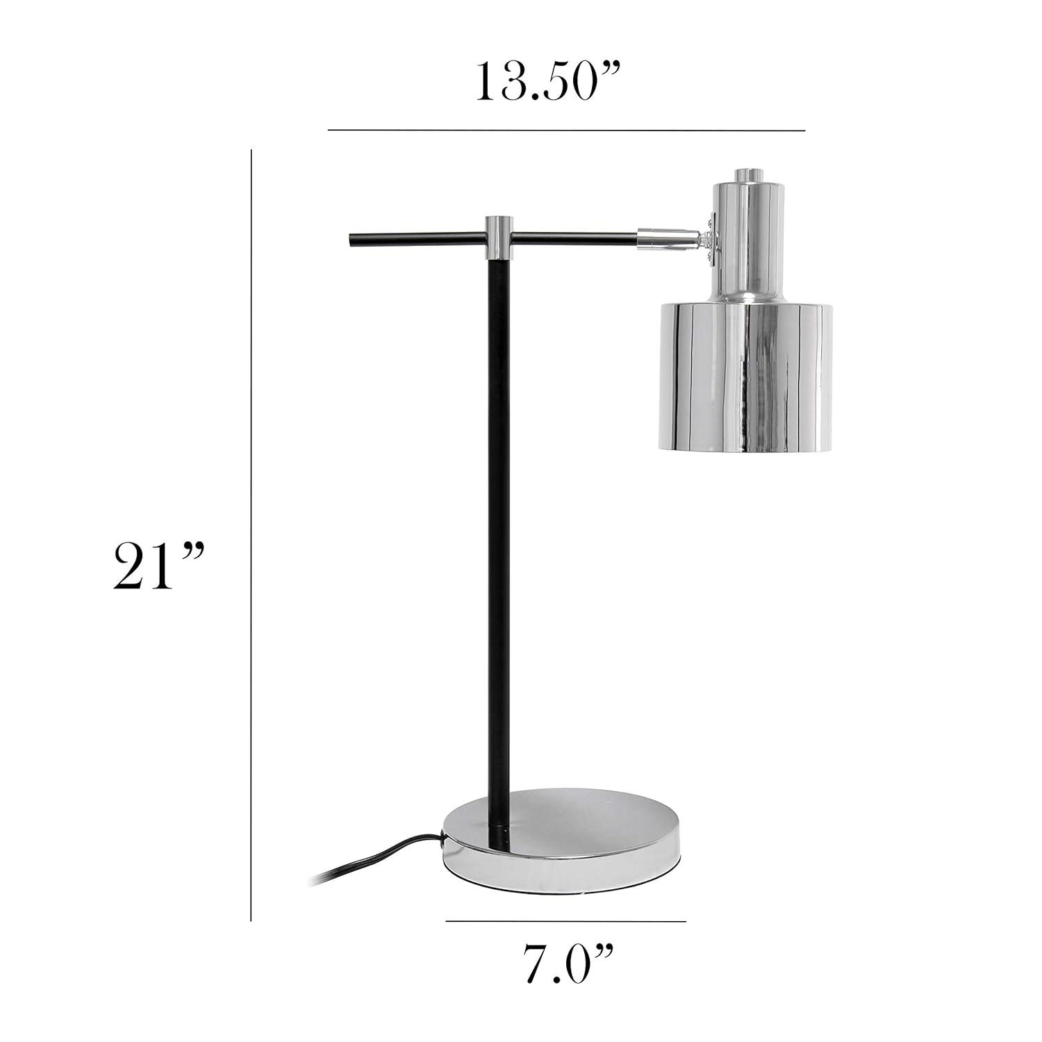 Latitude Run® 21" Chrome Desk Lamp | Wayfair