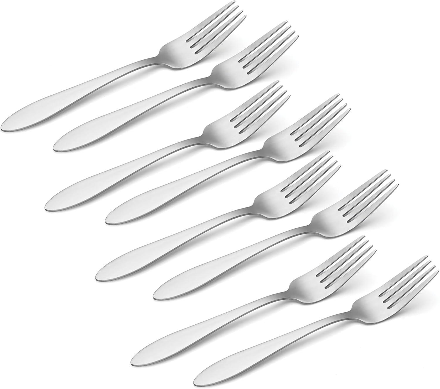 Taylor Stainless Steel Everyday Dinner Forks Set of 8