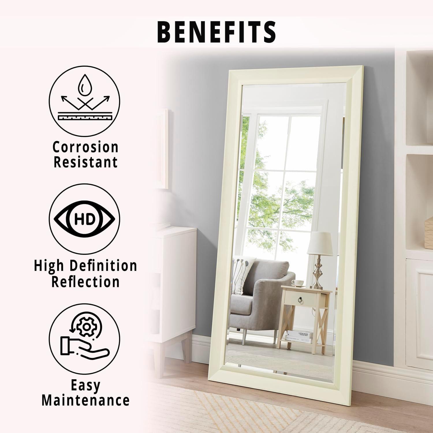 Red Barrel Studio® Starkweather Tall Oversized Full Length XL Mirror Large Standing Silver Floor Mirror