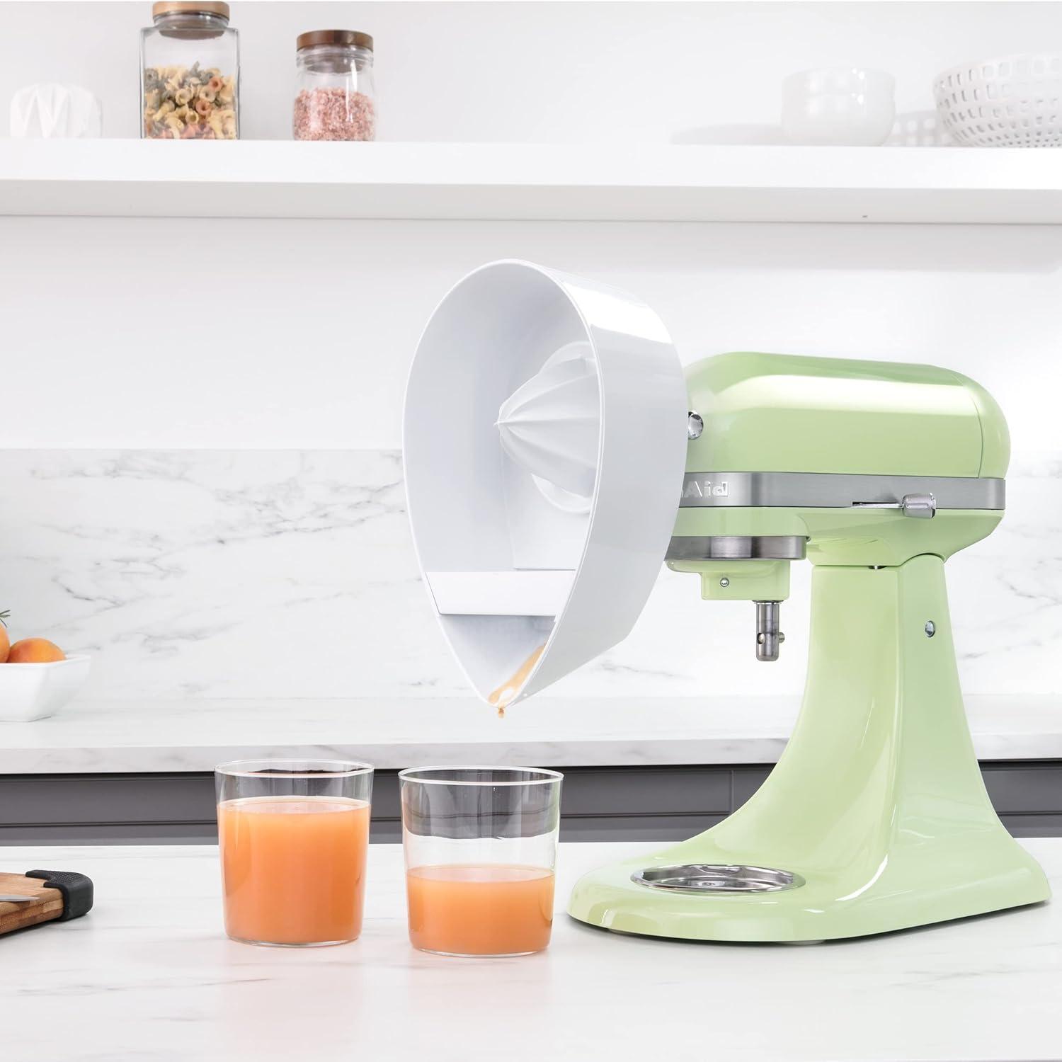 KitchenAid White Plastic Citrus Juicer Attachment for Stand Mixer