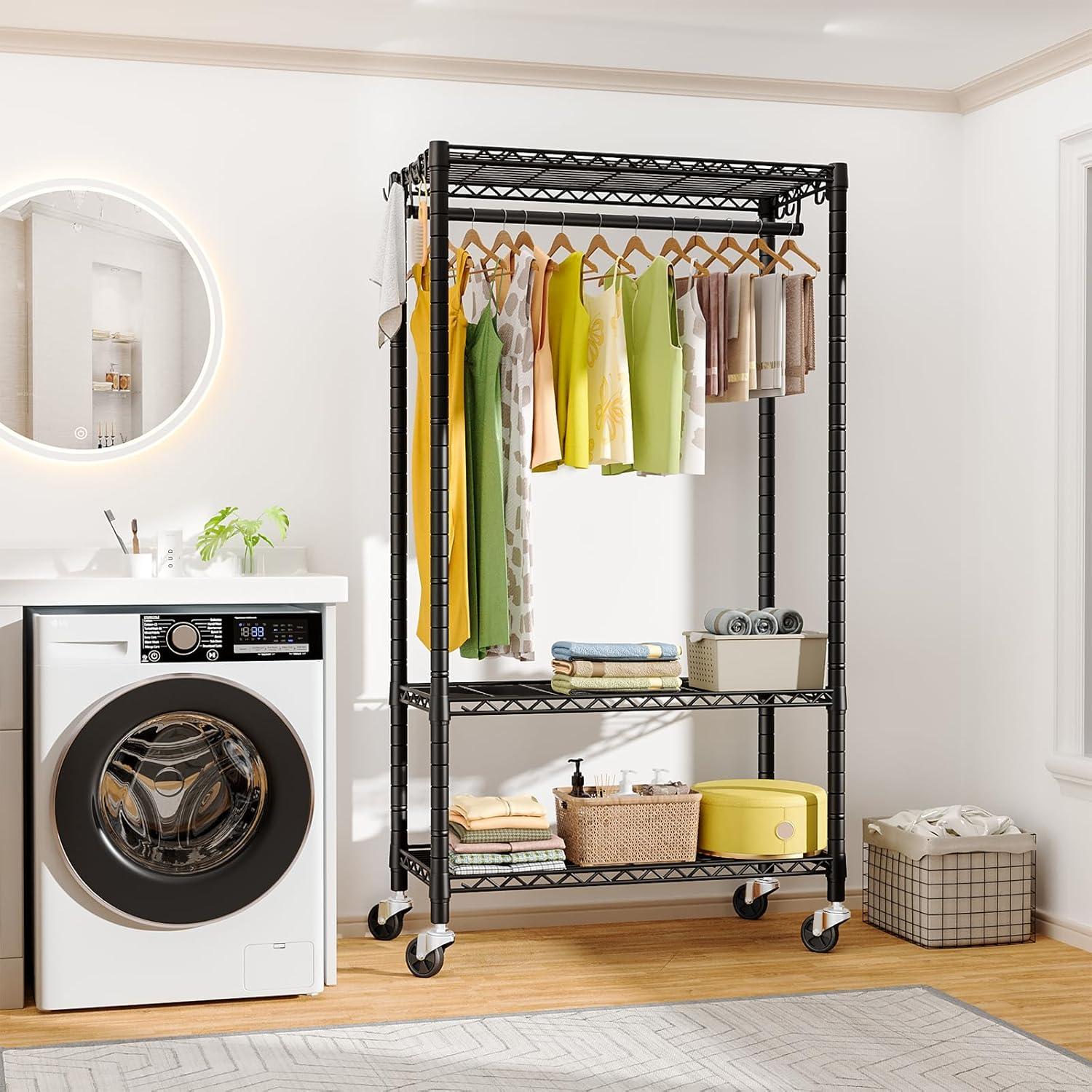 SOOTBA Rolling Clothes Hanger