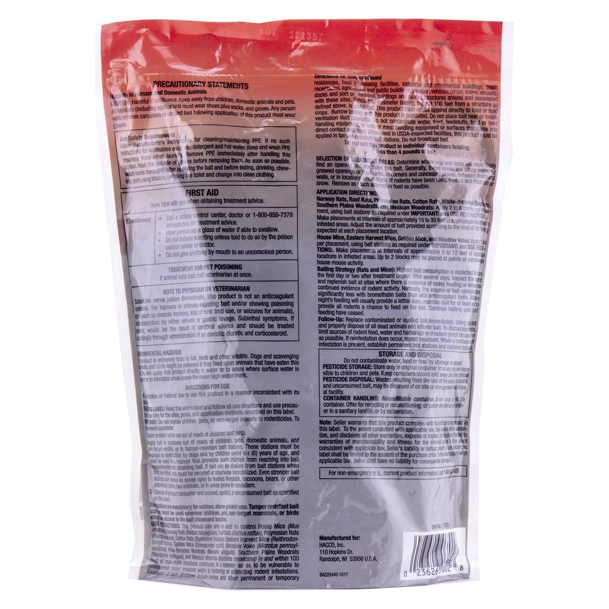 CyKill 4 lb Green Bromethalin Rodenticide Blocks