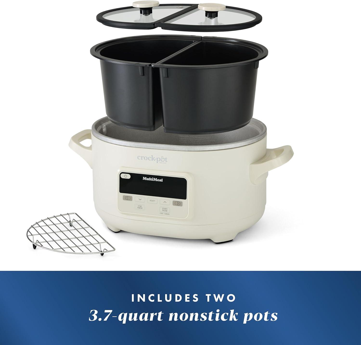 Crock-Pot MultiMeal Multicooker and Programmable Slow Cooker with Bake Function, Oat Milk