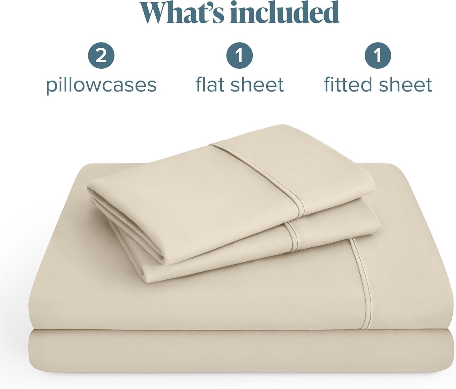 4 Piece Sheet Set - Ultra Soft, Double Brushed, Easy Care - Bare Home