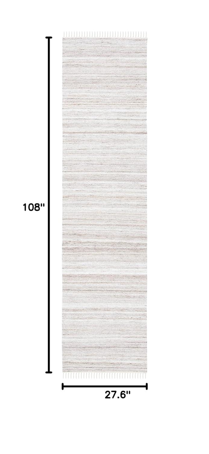 Kilim KLM551 Hand Loomed Runner Rug - Ivory/Brown - 2'3"x9' - Safavieh.