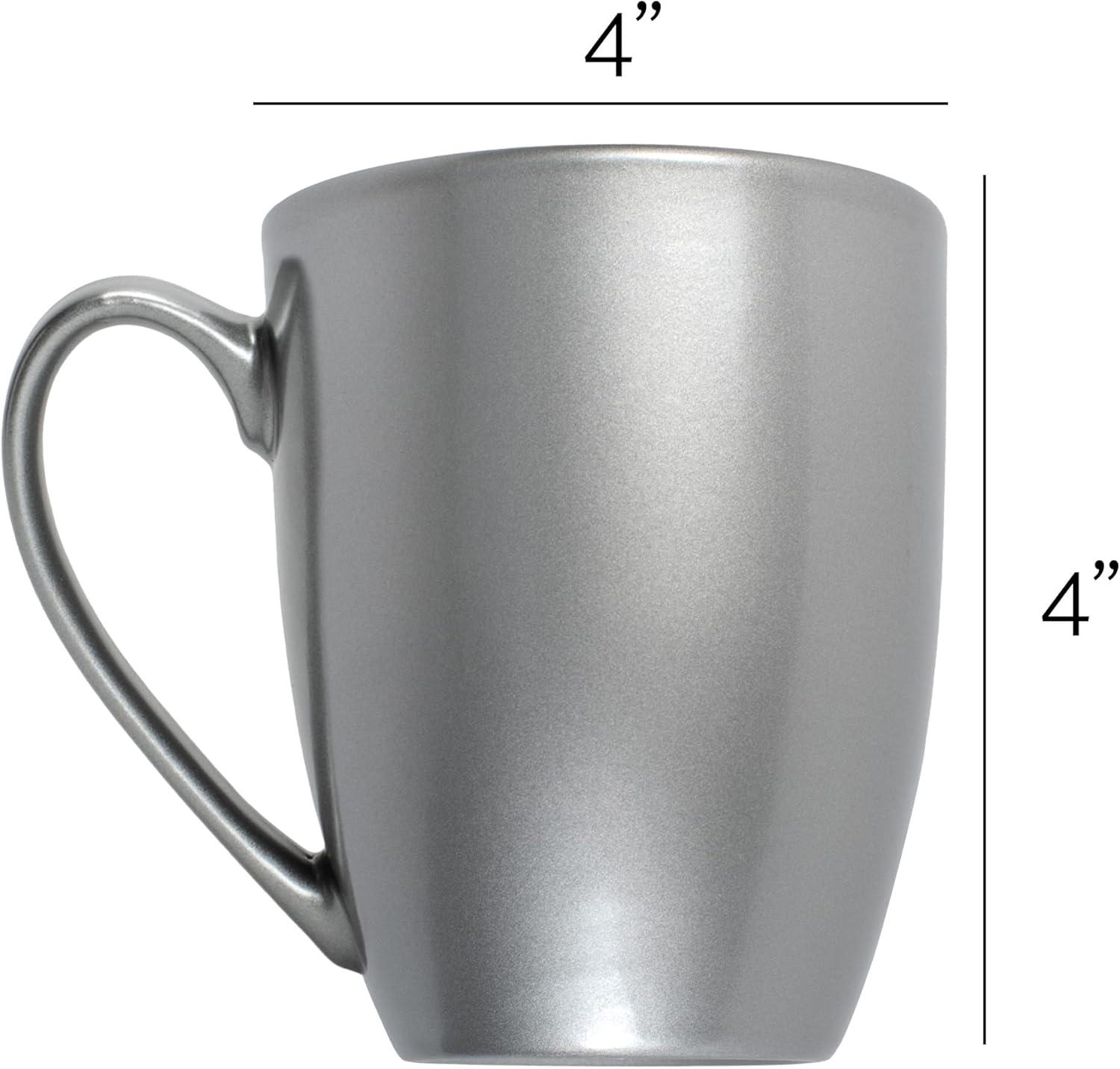 Grey Ceramic 12oz Mug for Grandpa