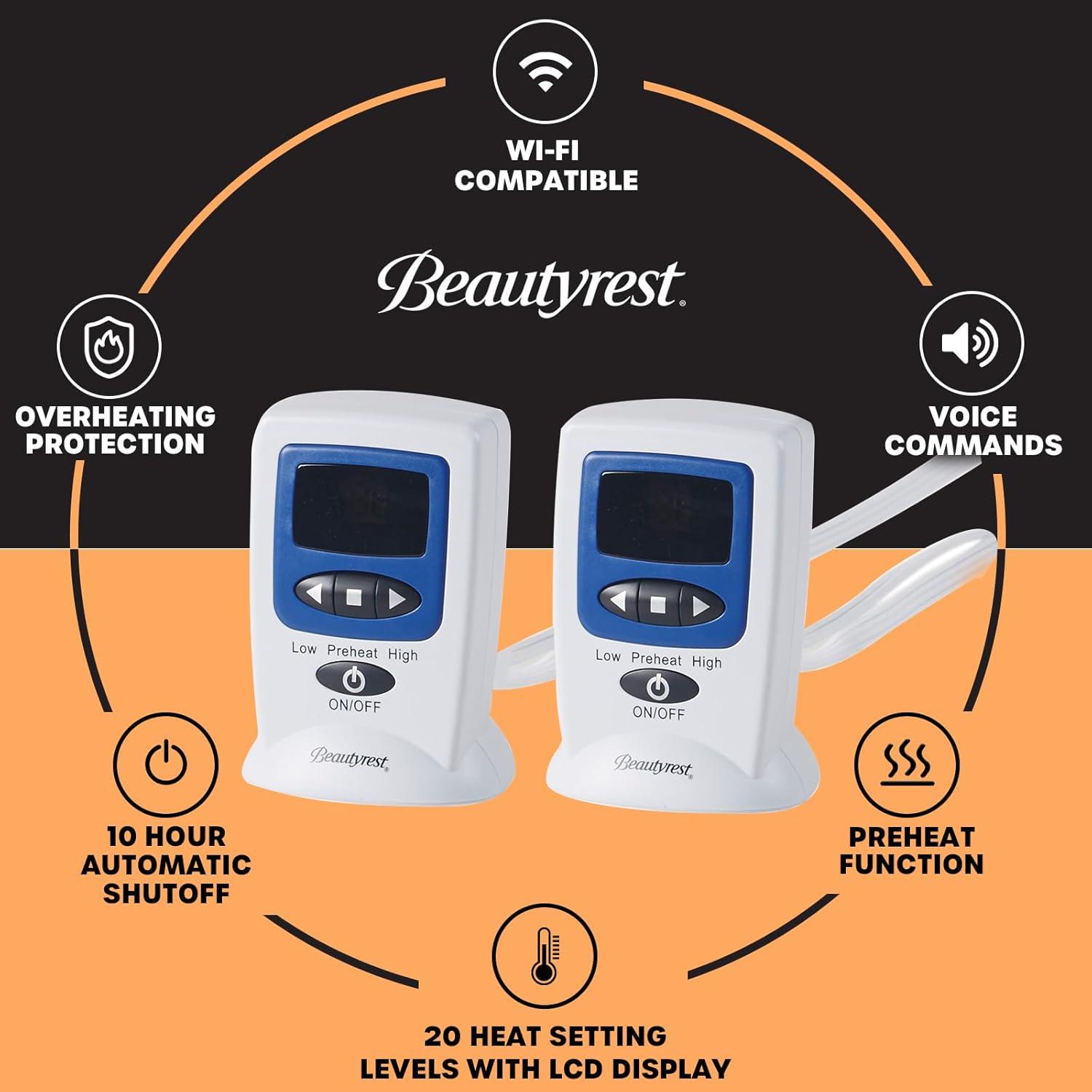 Microplush Electric Blanket with Wifi Technology - Beautyrest