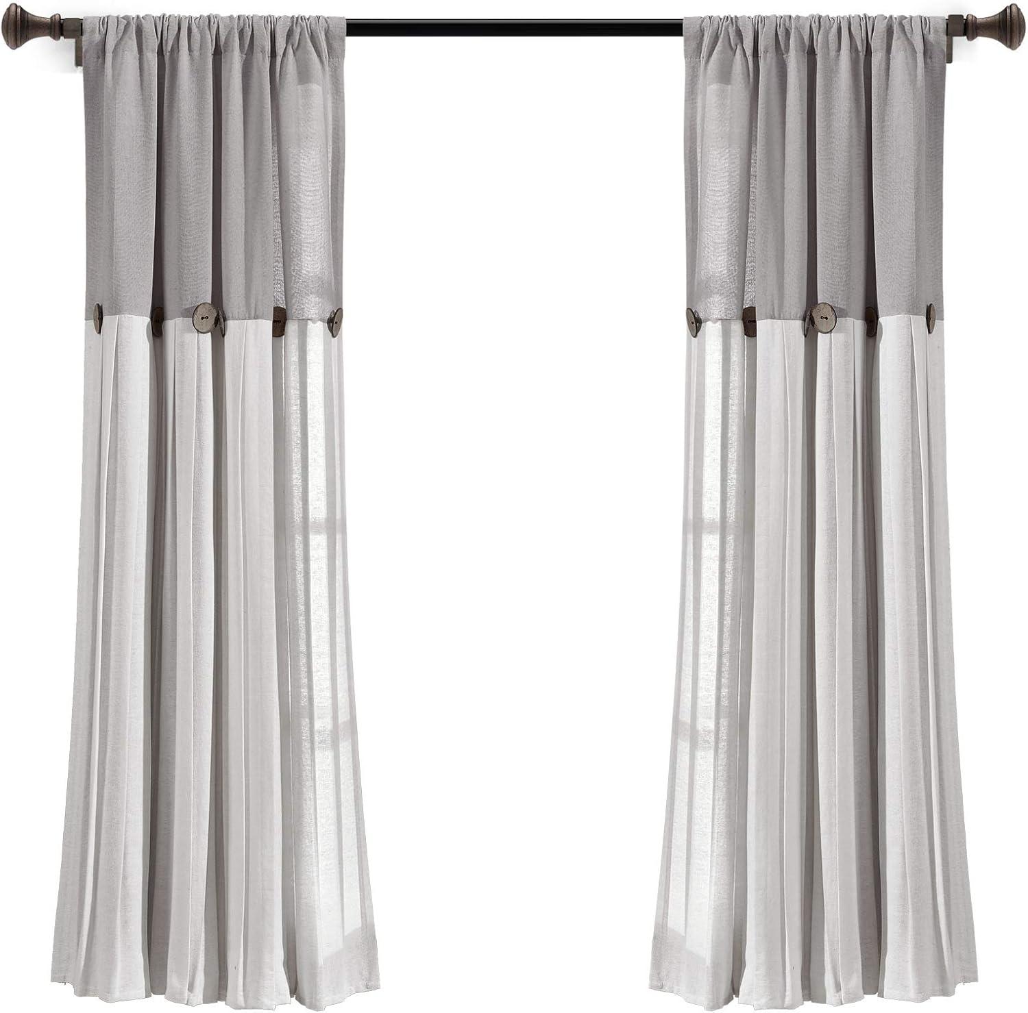 Semi Sheer Curtain Panel