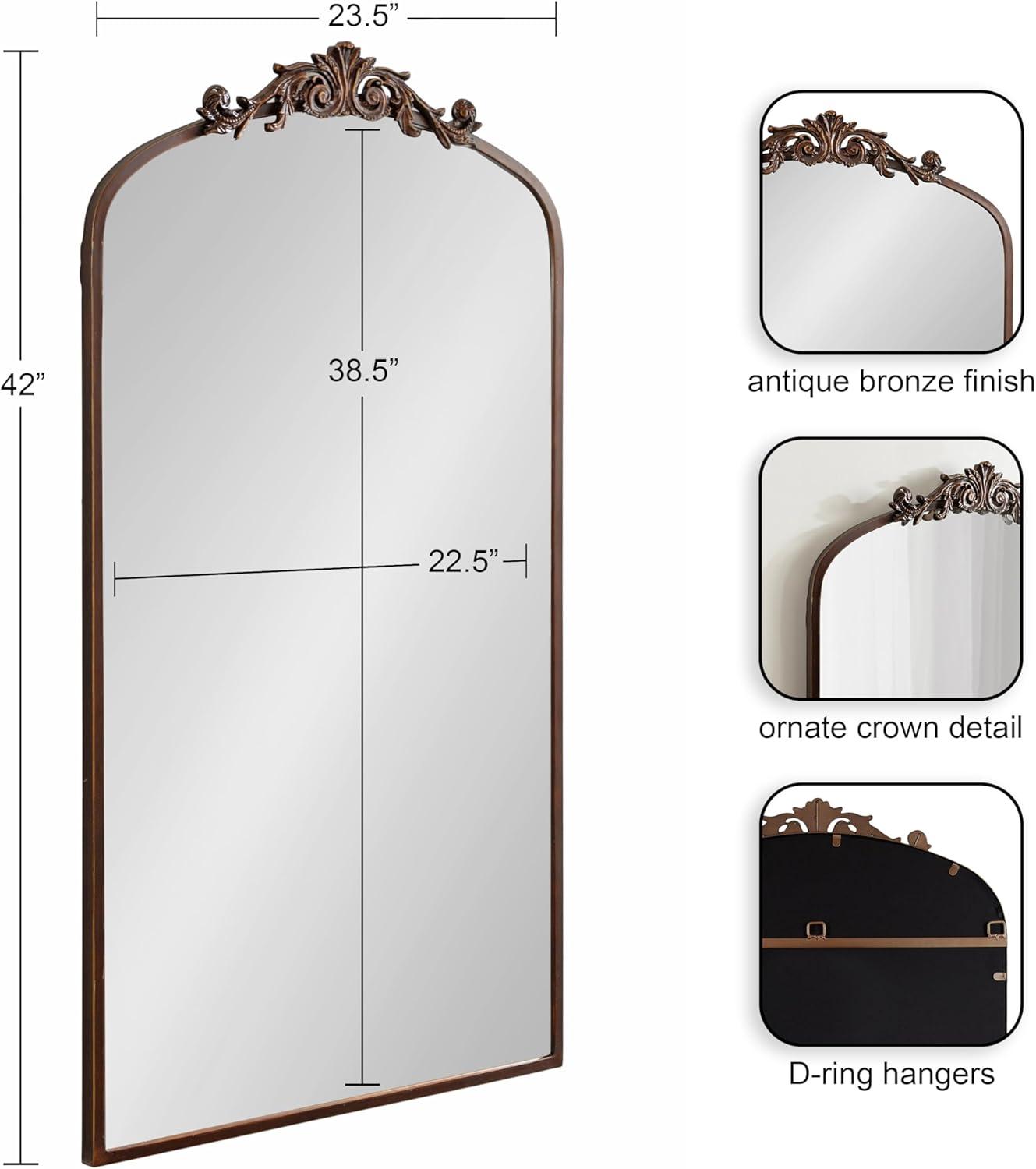 Arendahl Traditional Arch Decorative Wall Mirror - Kate & Laurel All Things Decor