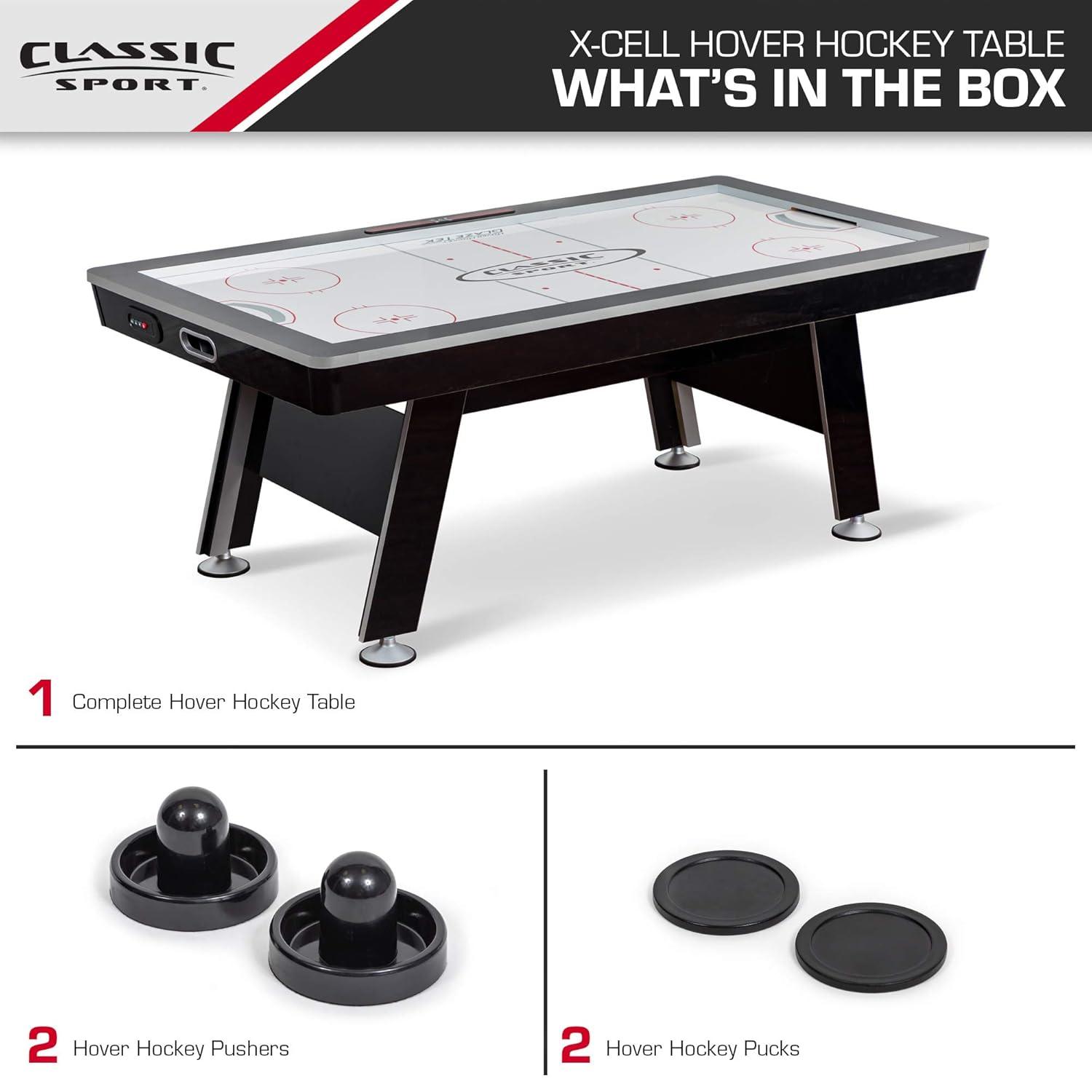 EastPoint Sports Classic Sport 84" 2 -Player Air Hockey Table with Digital Scoreboard