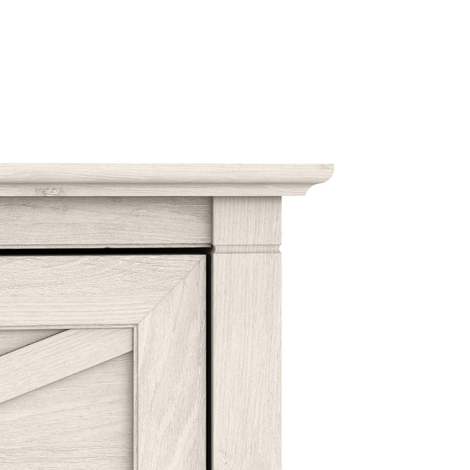 Rosalind Wheeler 2 Drawer Lateral File Cabinet In Linen Oak | Document Storage For Home Office | Accent Chest With Drawers