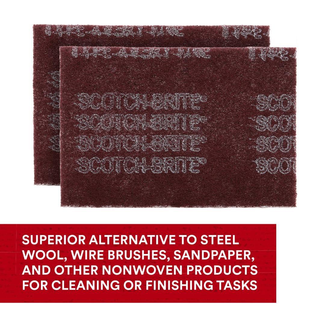 3M Automotive 7447 Maroon Scotch Brite Pad