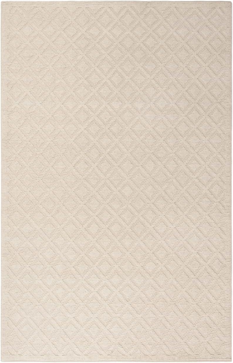 Vermont VRM304 Hand Woven Indoor Area Rug - Ivory - 4'x6' - Safavieh