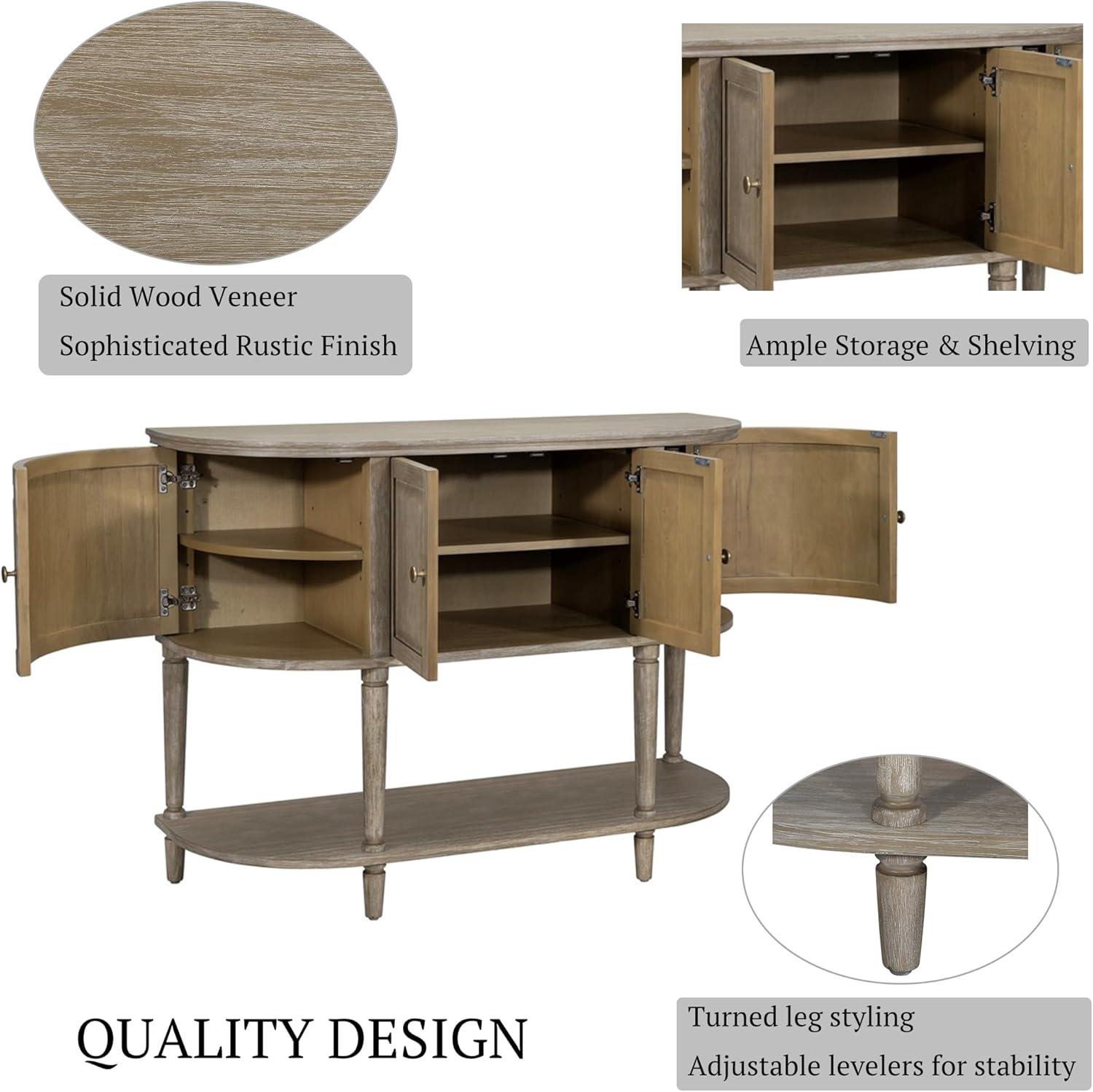 Ayanna Accent Cabinet With Lower Shelf