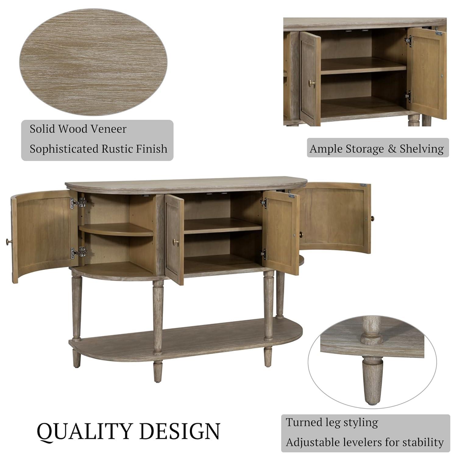 Ayanna Accent Cabinet With Lower Shelf