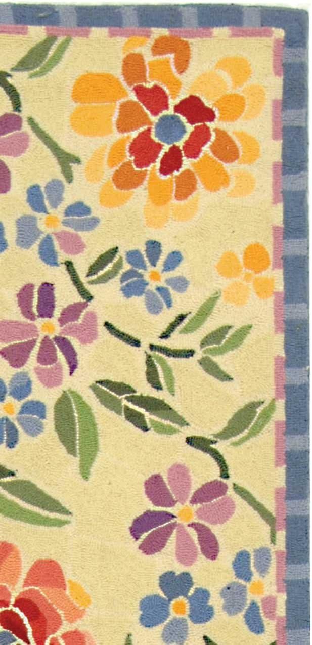 Chelsea HK214 Handmade Runner Rug - 2'6"x10' - Ivory - Safavieh