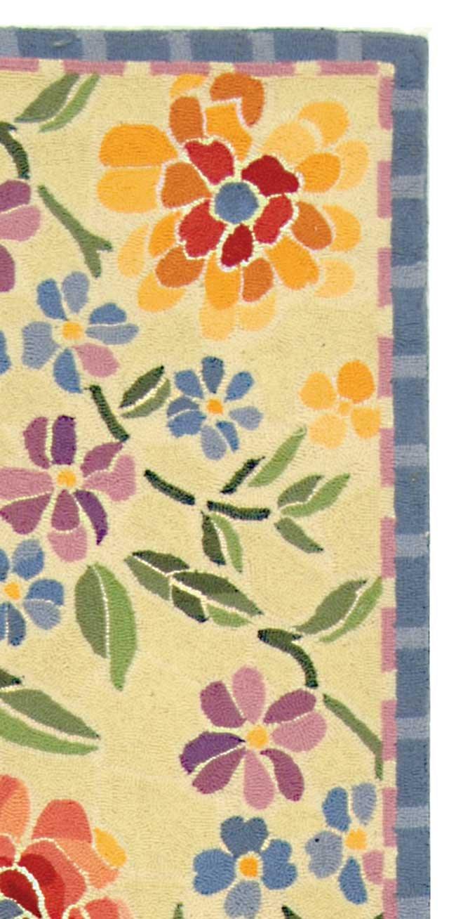 Chelsea HK214 Handmade Runner Rug - 2'6"x10' - Ivory - Safavieh
