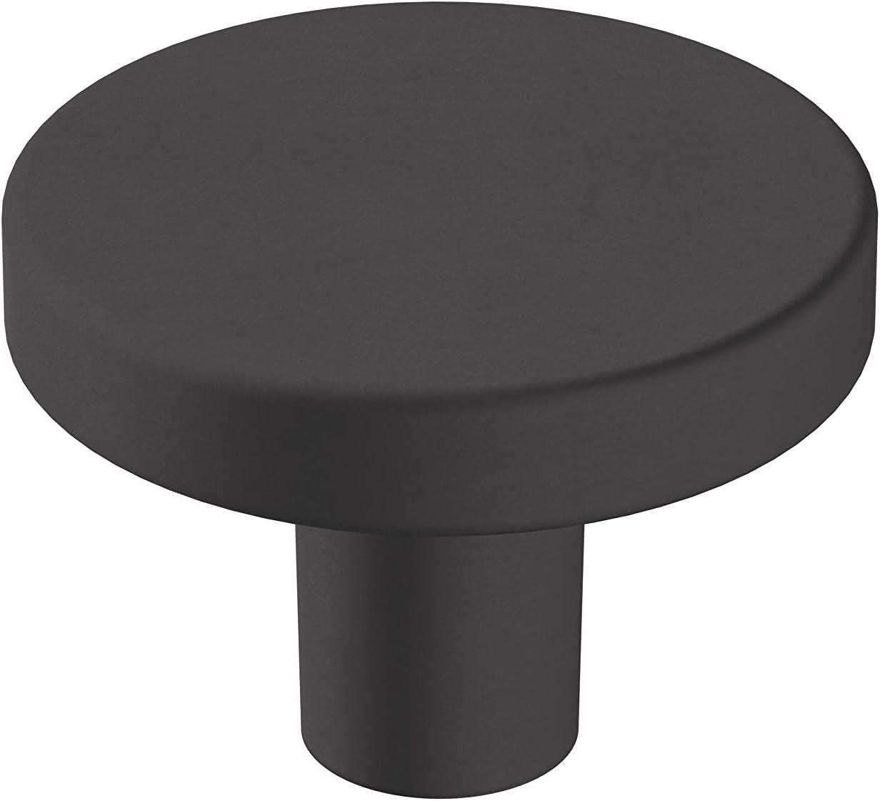 Amerock Versa Cabinet or Furniture Knob, 1-3/8 inch (35mm) Diameter