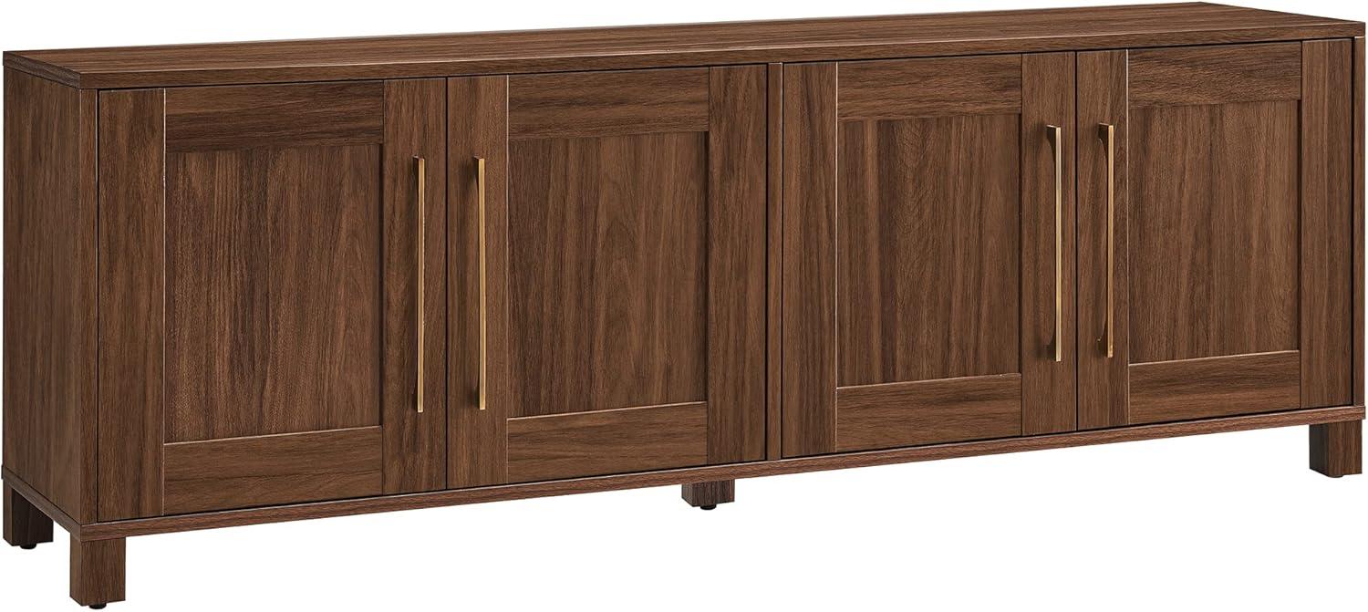 Evelyn&Zoe Chabot Rectangular TV Stand for TV's up to 75", Walnut