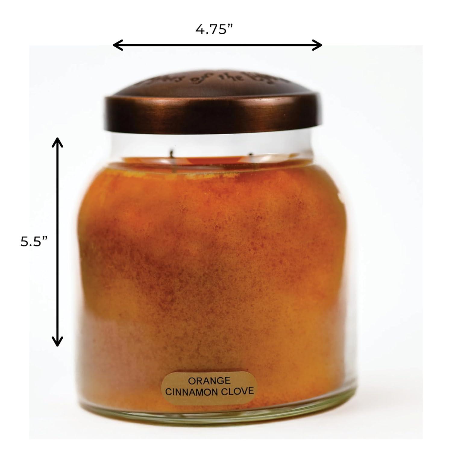 34oz Papa Jar Candle-Orange Cinnamon Clove