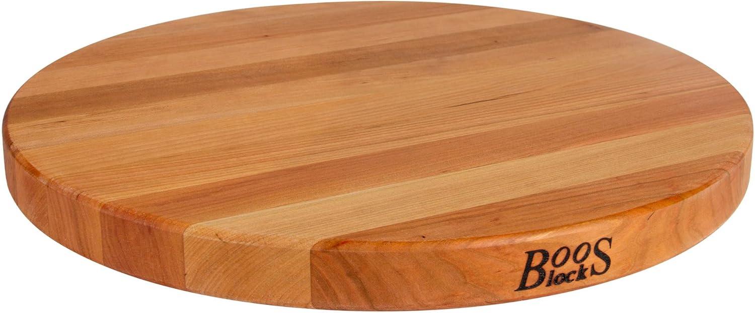 John Boos John Boos 18" Round Cutting Board, 1.5" Edge Grain
