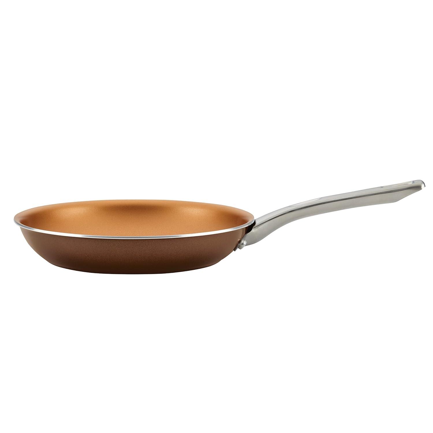 Ayesha Curry Home Collection Nonstick Frying Pan / Fry Pan / Skillet - 10 Inch, Brown