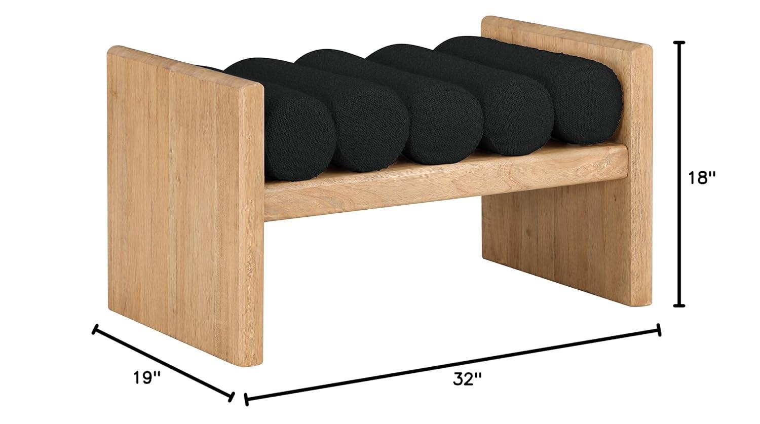 Reeves Boucle Wood Bench