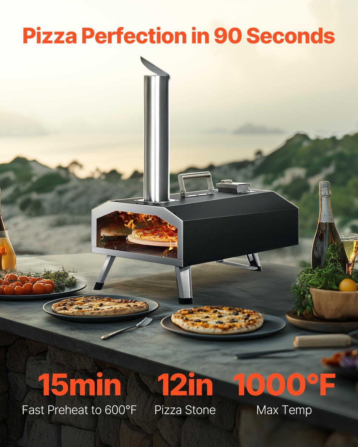 VEVOR VEVOR Stainless Steel Free Standing Pizza Oven