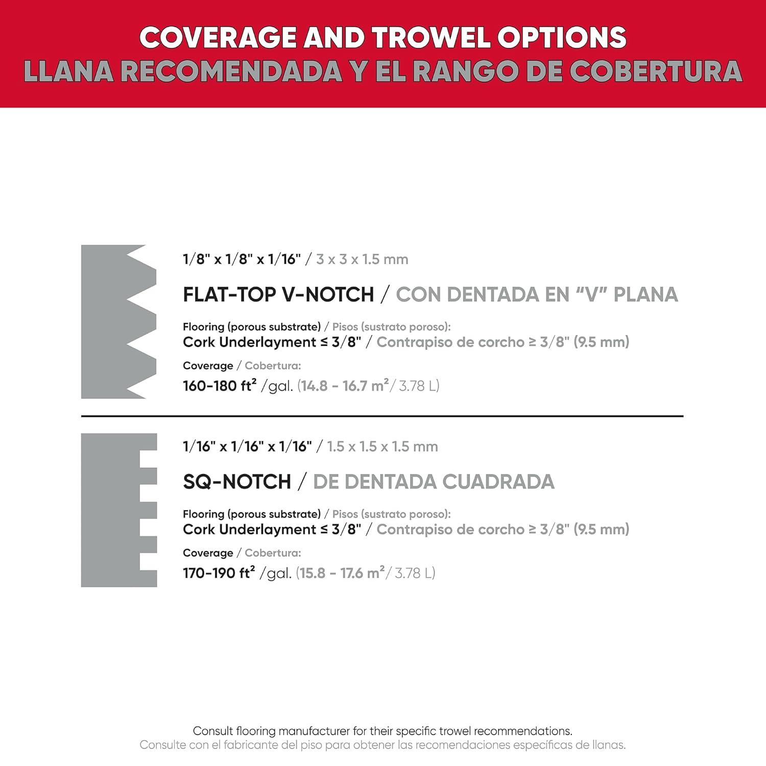 Roberts 7250-1 Pro Grade Cork Underlayment Adhesive, 1 gallon