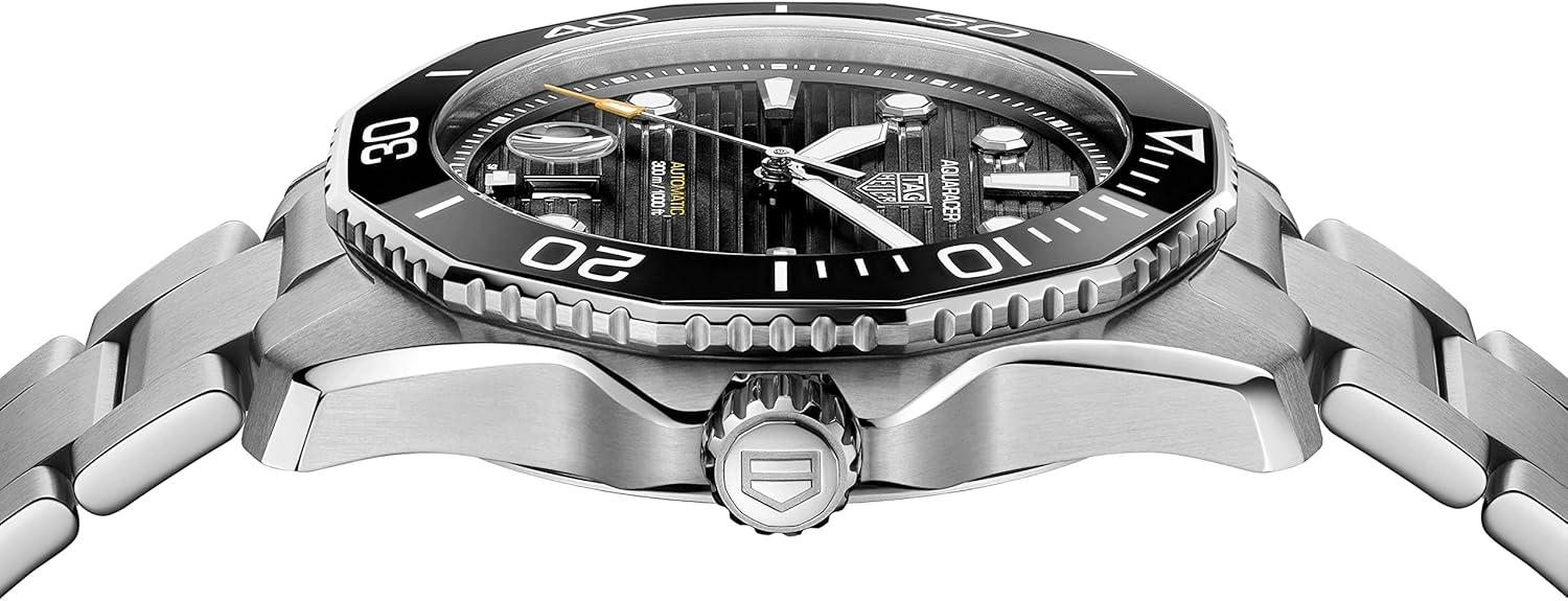 TAG Heuer Aquaracer Professional 300 Automatic Stainless Steel Black Dial Date Divers Mens Watch WBP201A.BA0632